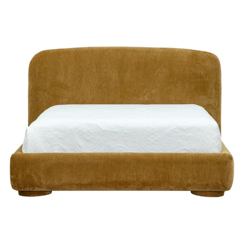 Harlow King Bed Ochre