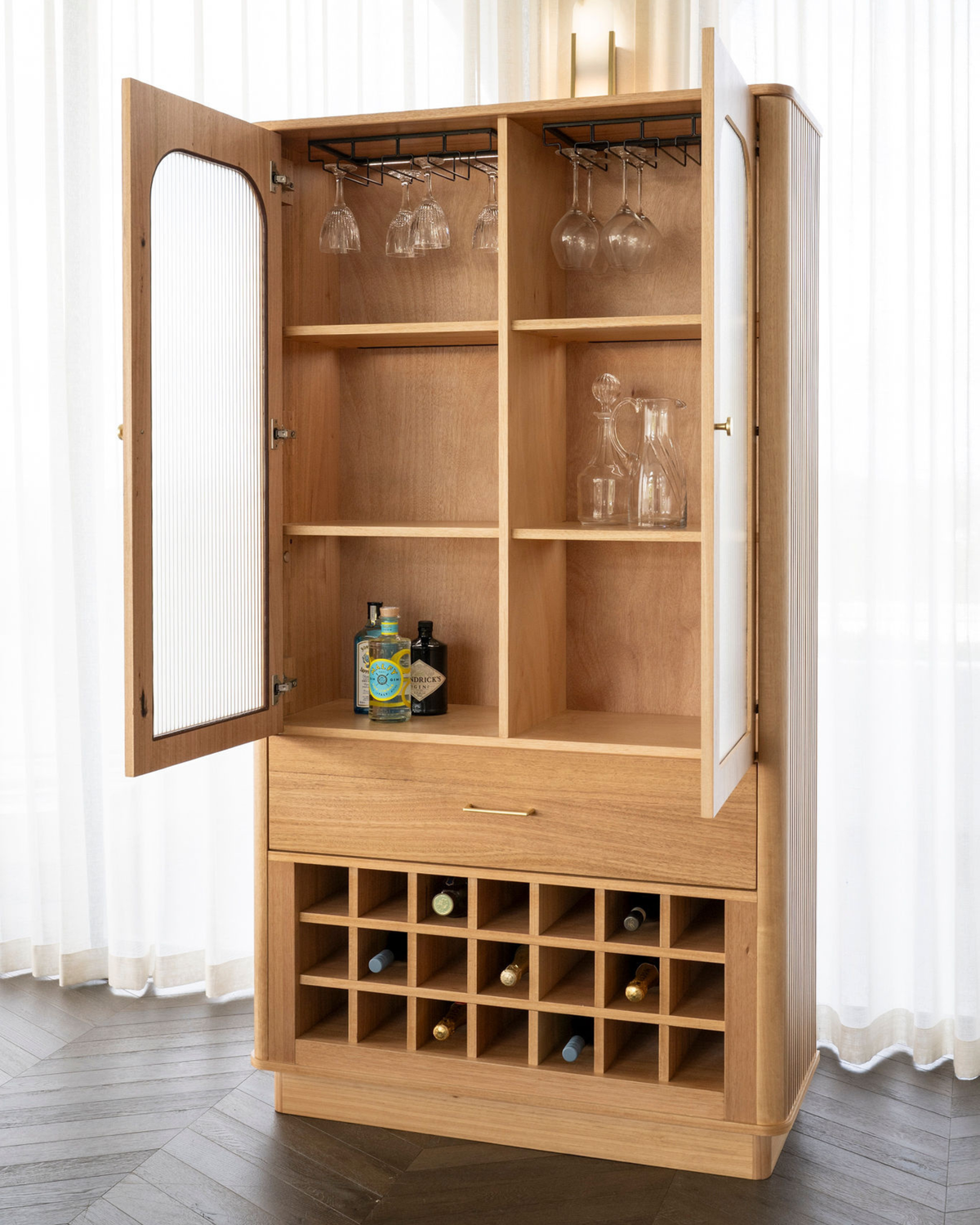 Montgomery 2 Door Wine Cabinet