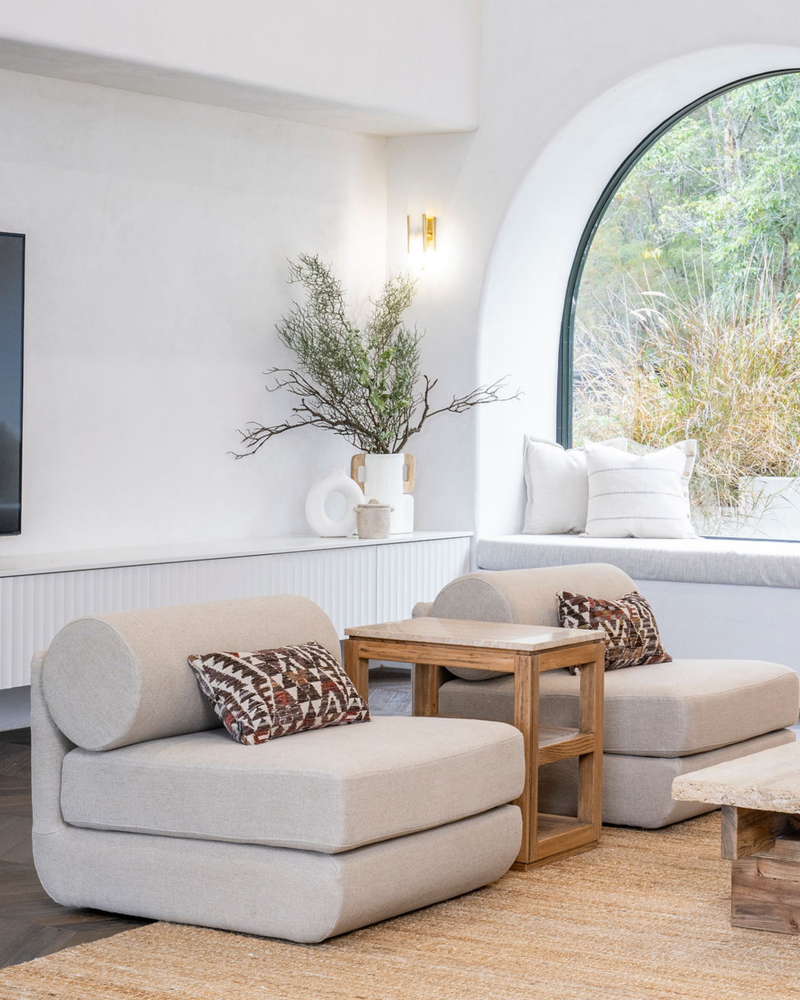 Amelia Lounge Piece Grey