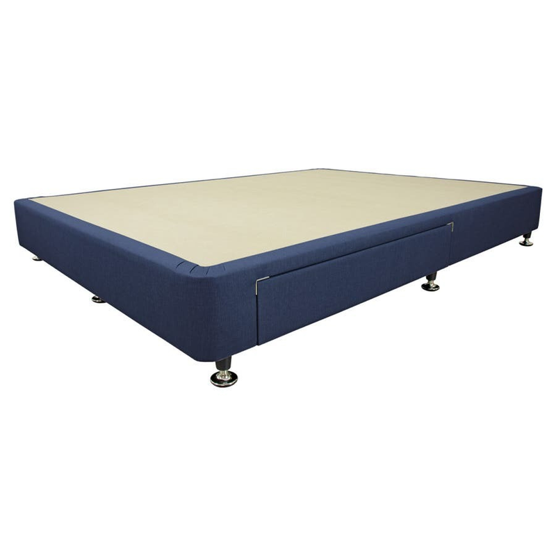 King Designer 1 Draw Ensemble Bed Base Denim