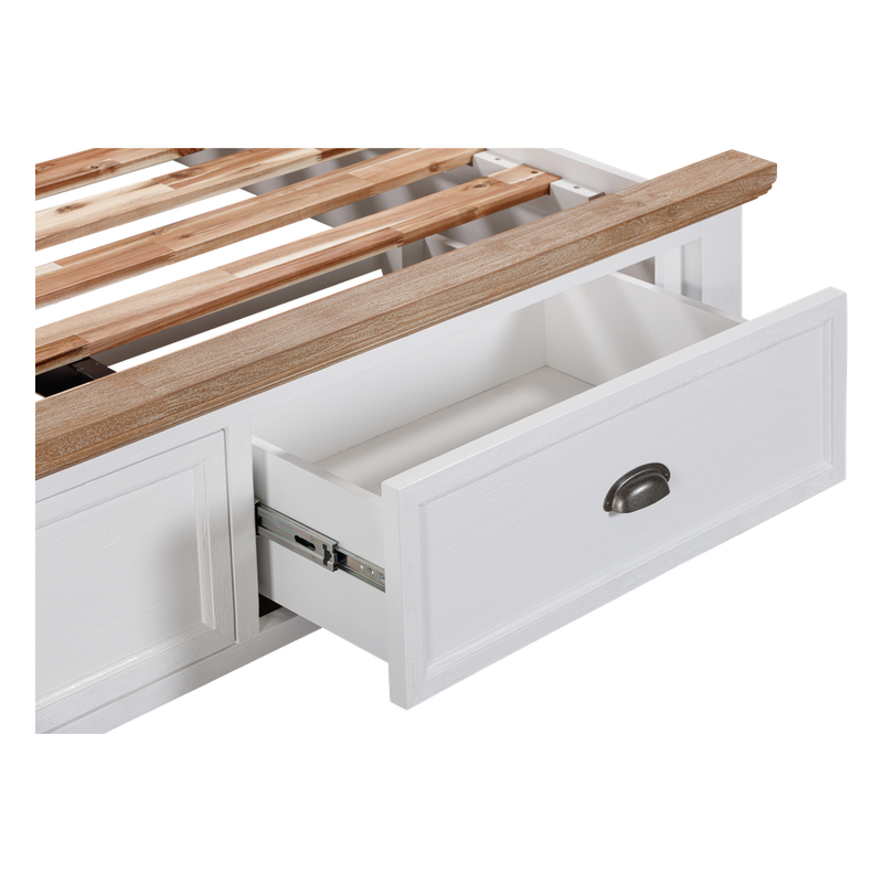 Clementine Two Toned King Bed