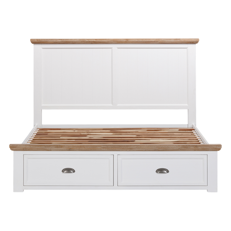 Clementine Two Toned King Bed