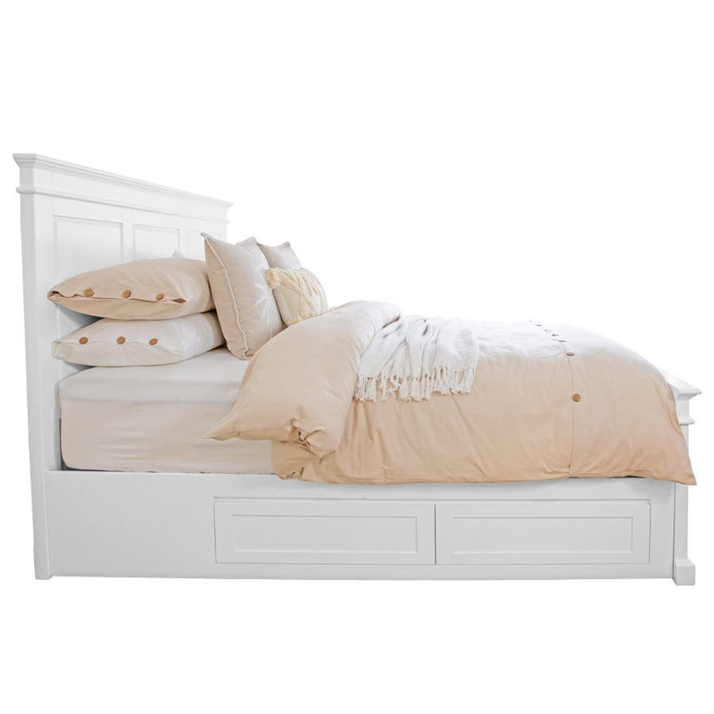 Northville King Bed White