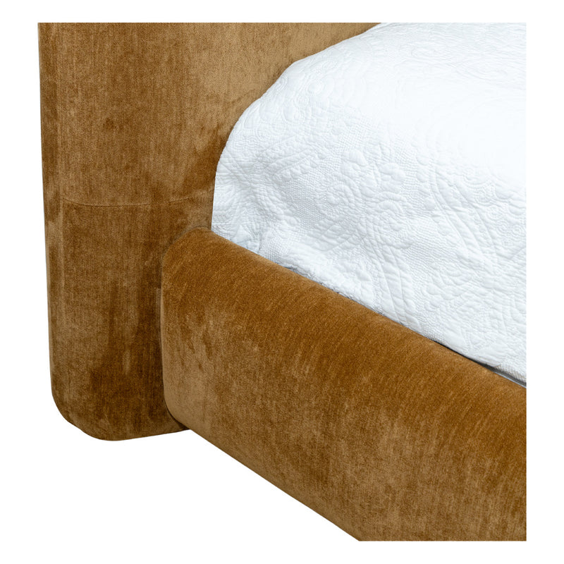 Harlow King Bed Ochre