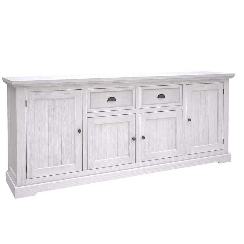 Clementine White Buffet 2drws 4drs