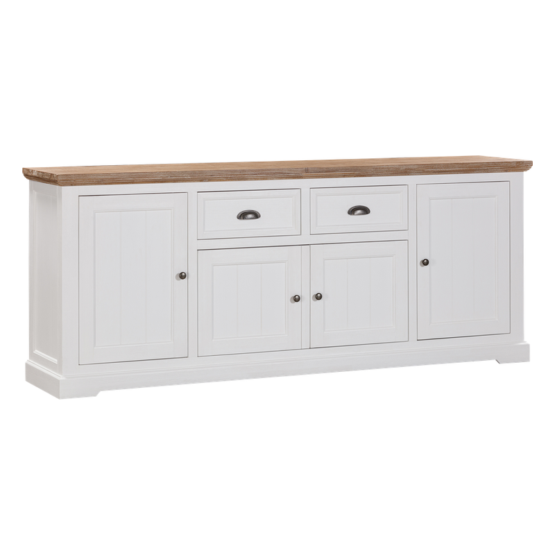 Clementine Two Toned Buffet 2drws 4drs