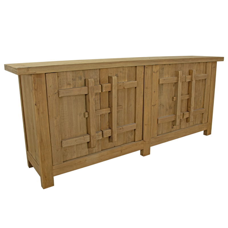 Lucca Rustic 4 Door Buffet