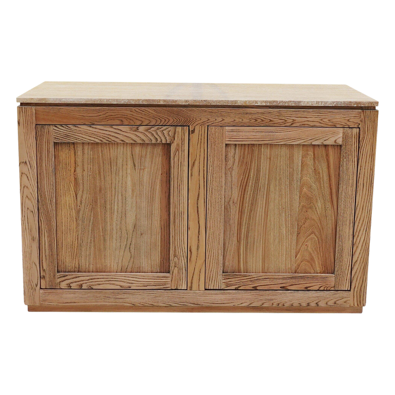 Monterrey 2 Door Buffet Travertine Marble
