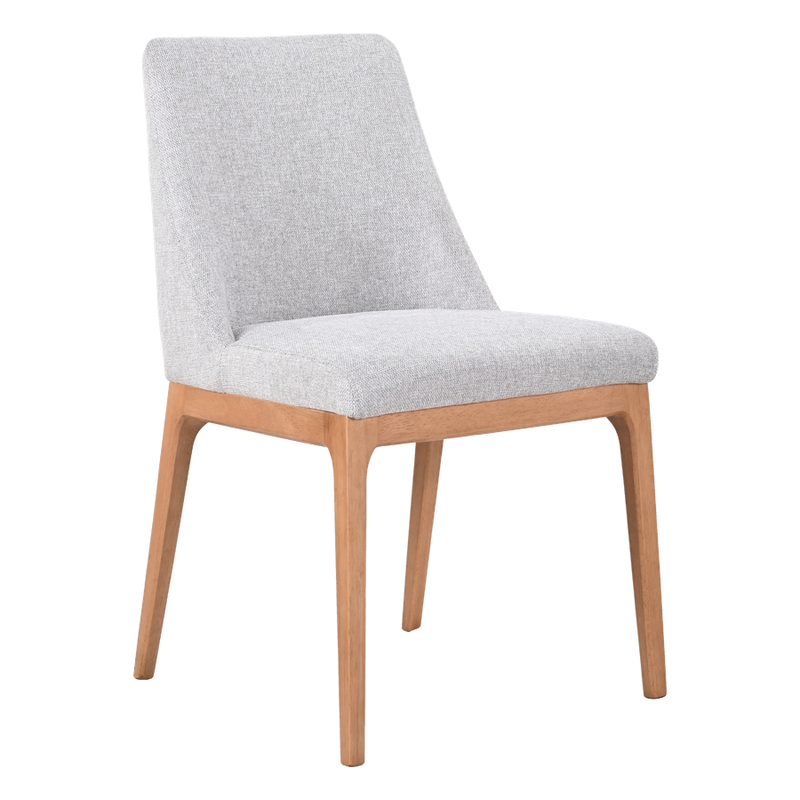 Bryce Fabric Dining Chair Light Grey