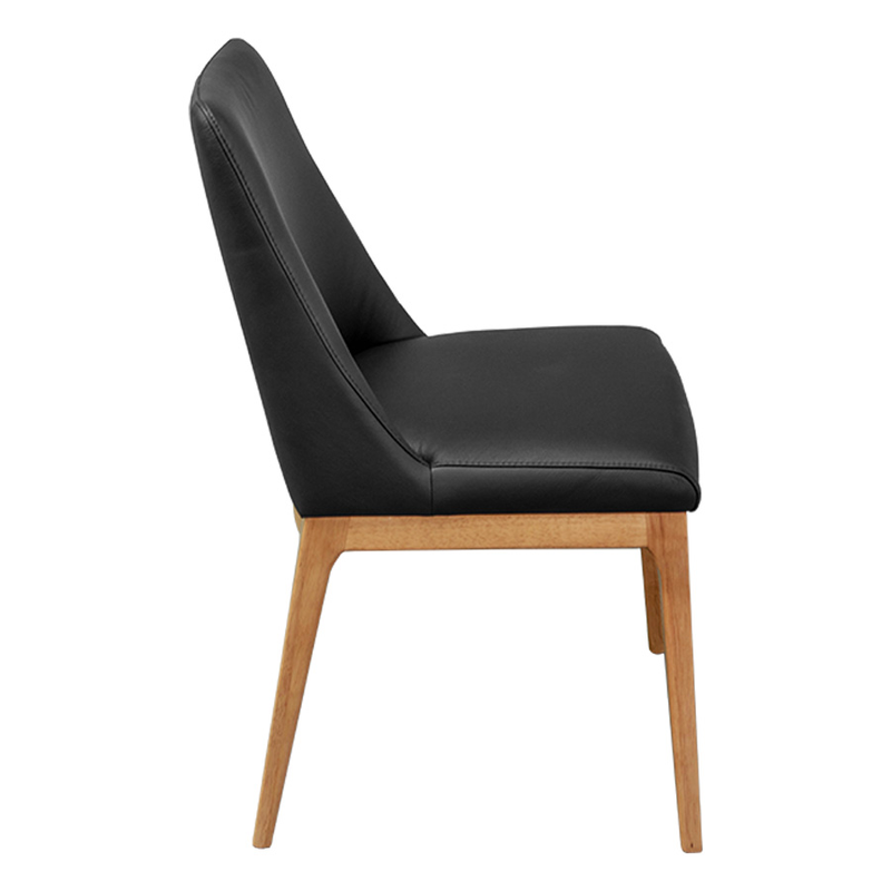 Bryce Leather Dining Chair Natural
