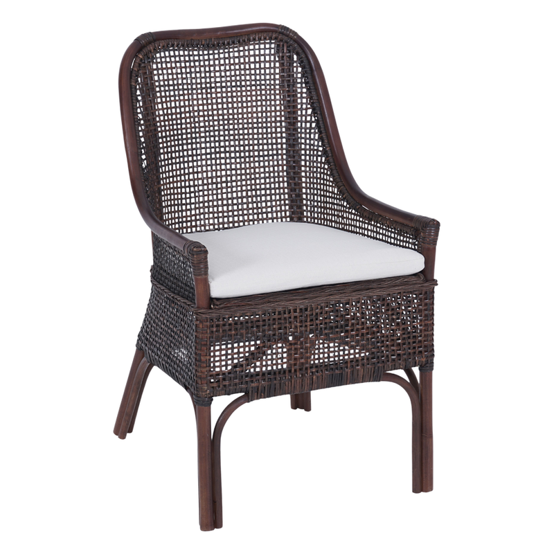 Franca Occasional Chair Rattan Brown
