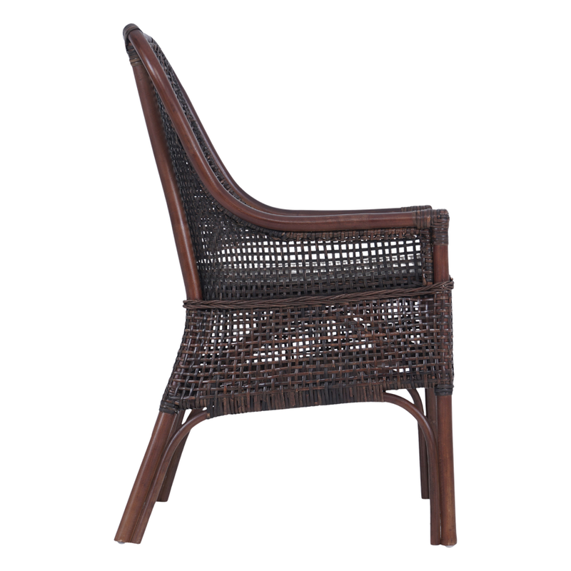 Franca Occasional Chair Rattan Brown