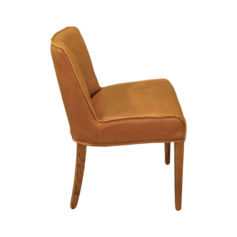 Guyra Tan Leather Dining Chair