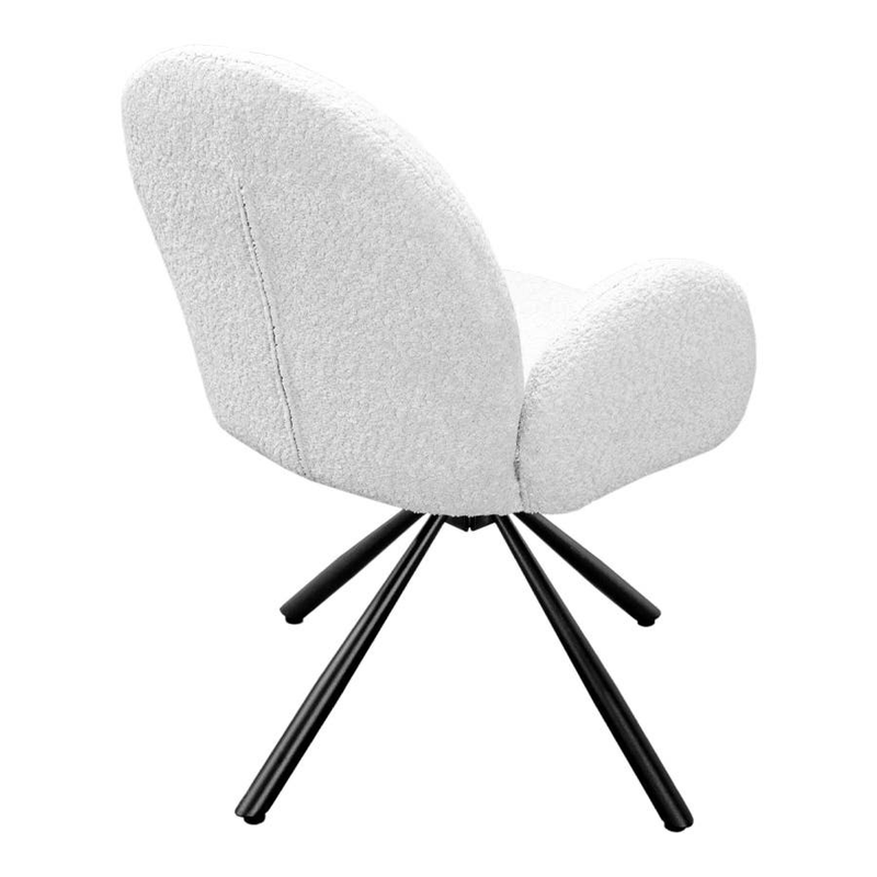 Mackenna Swivel Beige Dining Chair