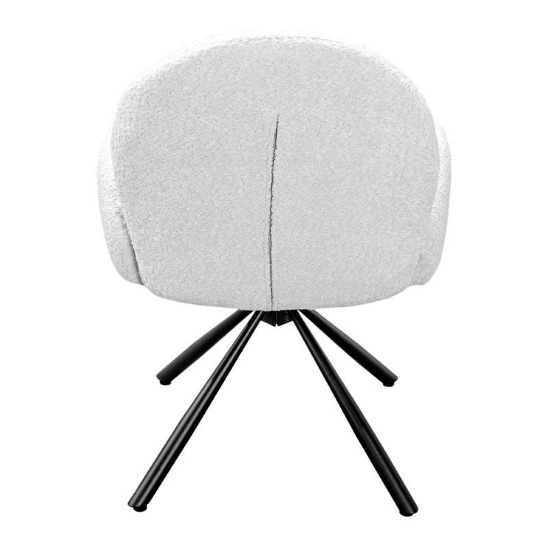 Mackenna Swivel Beige Dining Chair