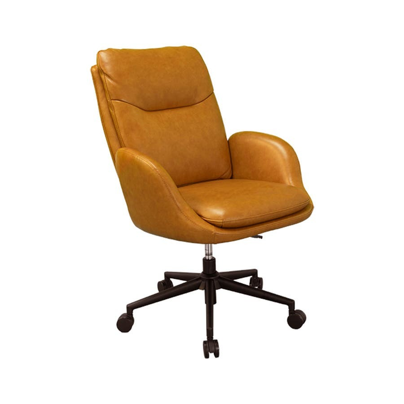 Corbett Caramel Office Chair