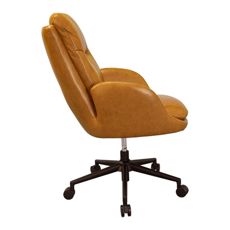 Corbett Caramel Office Chair