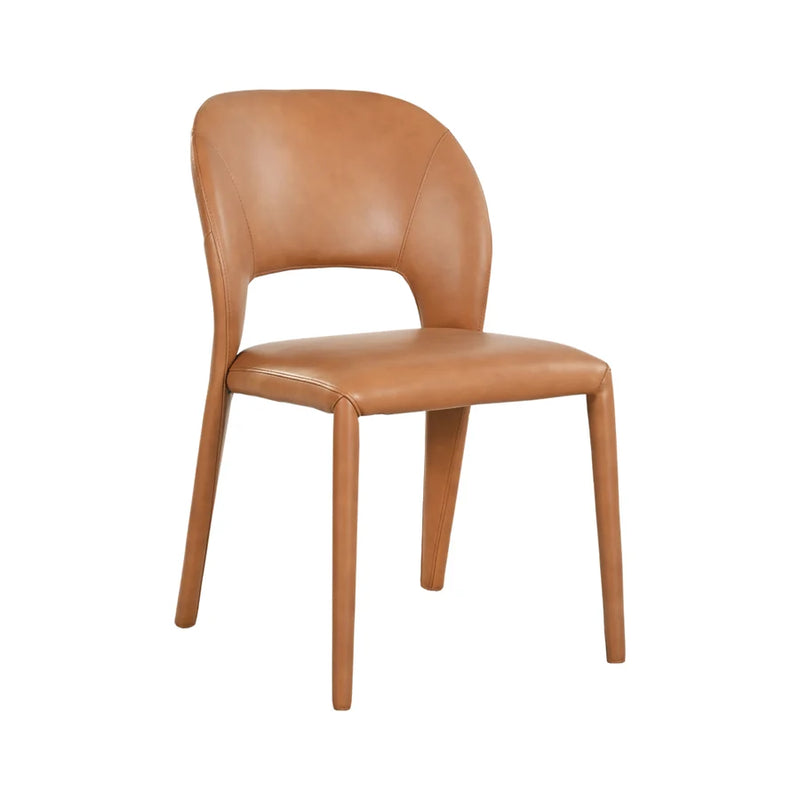 Orion Leather Dining Chair Tan