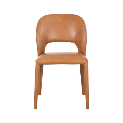 Orion Leather Dining Chair Tan