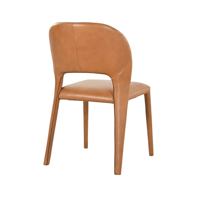 Orion Leather Dining Chair Tan