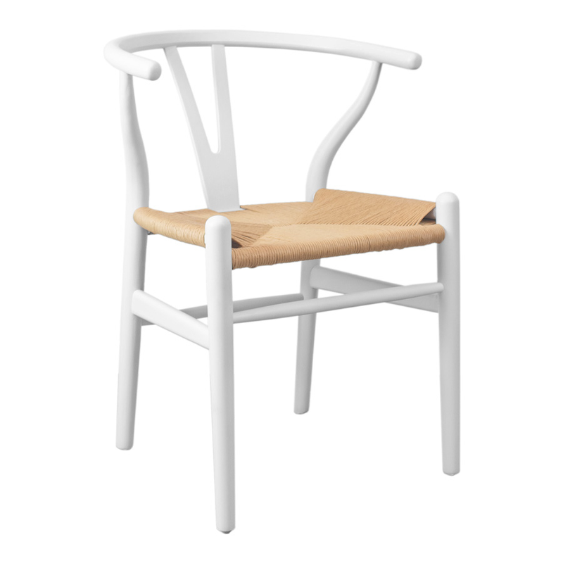 Shore Wishbone White Dining Chair