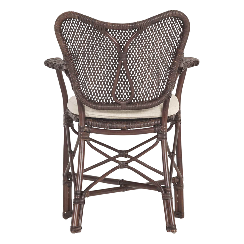 Zari Dining Chair Tobacco Rattan