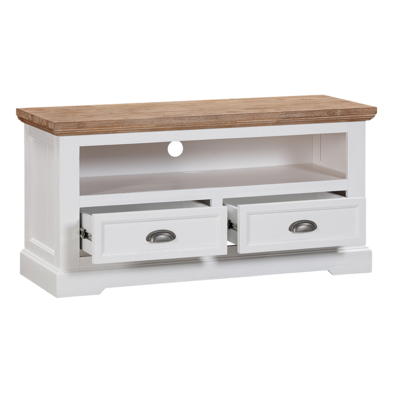 Clementine Two Toned Entertainment Unit