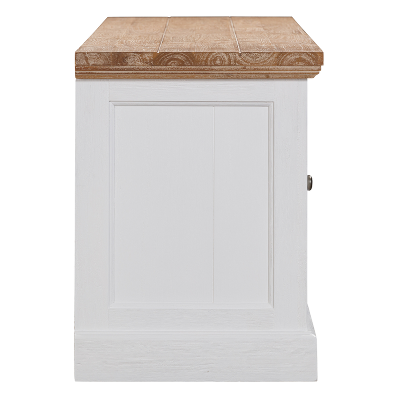 Clementine Two Toned Entertainment Unit 2.22m