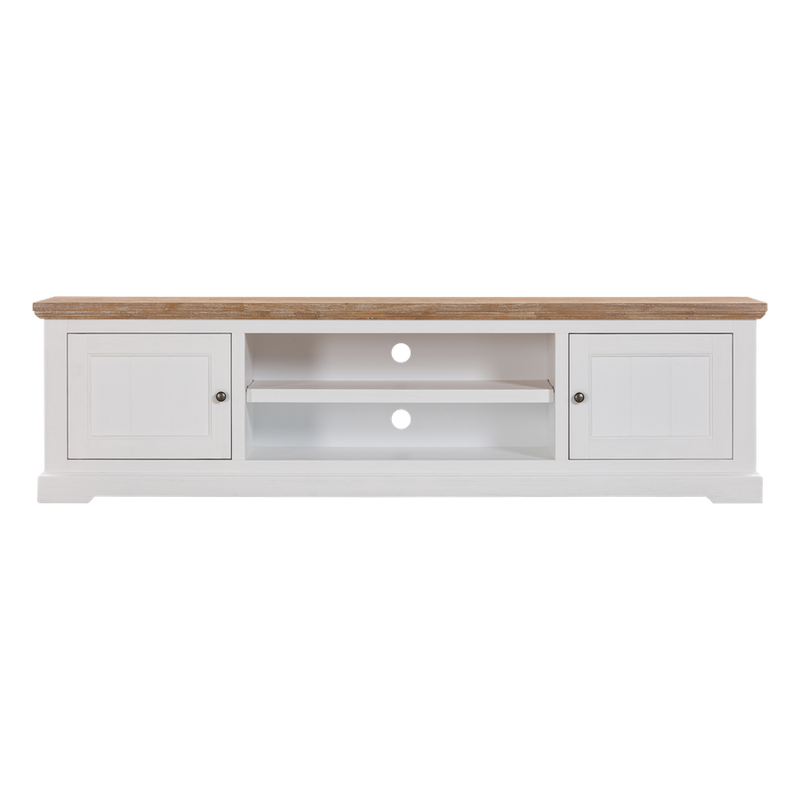 Clementine Two Toned Entertainment Unit 2.22m