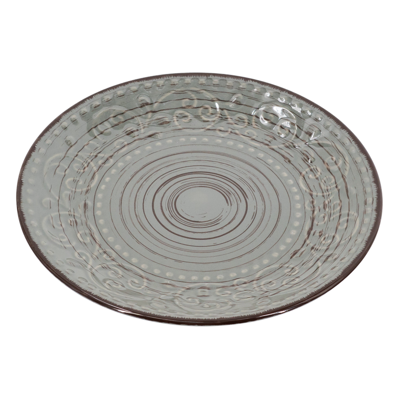 Rustic Fare Salad Plate Grey