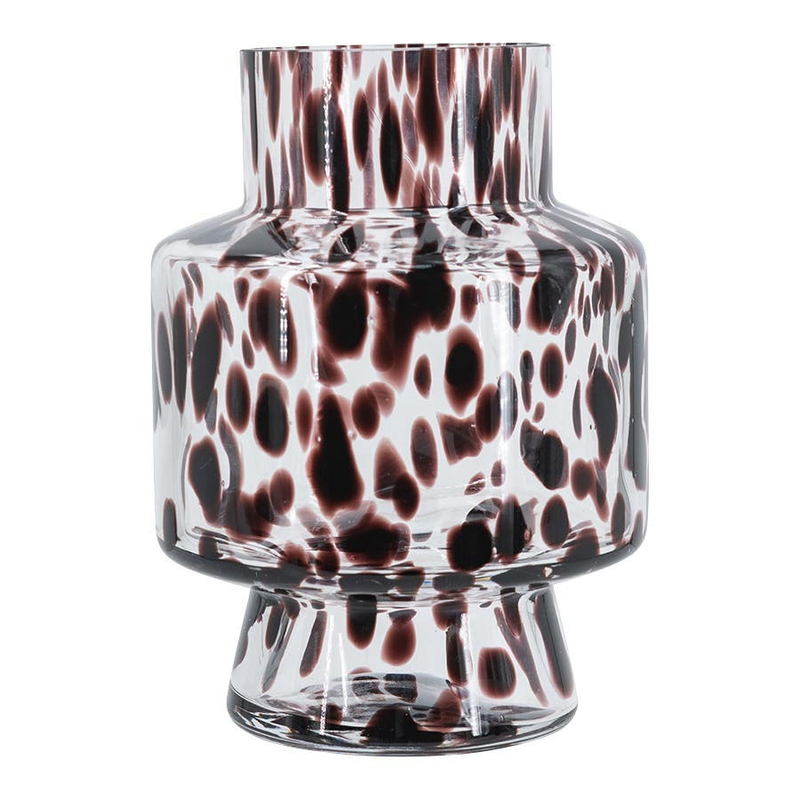 Auburn Ember Glass Vase