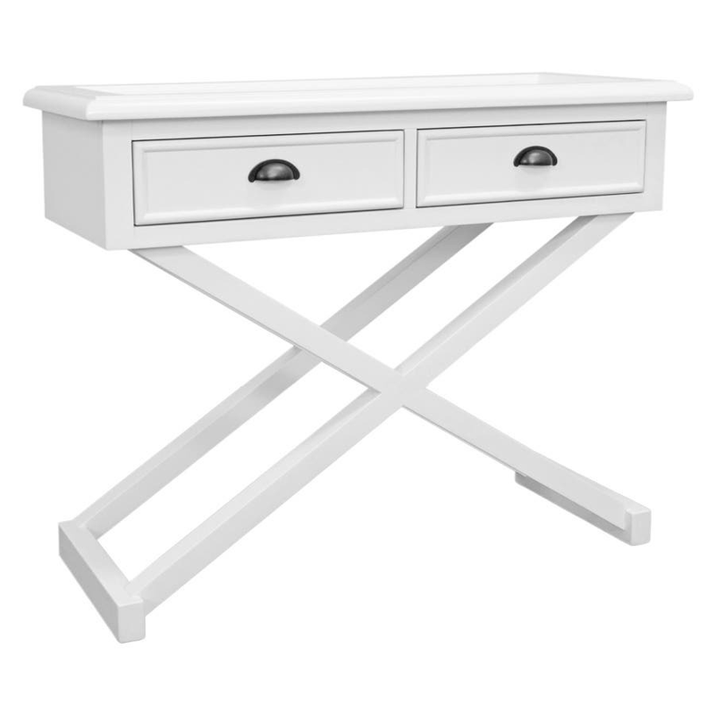 Northville 2drw Hall Table 1m White