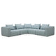 Palmview Corner Modular Lounge Light Blue