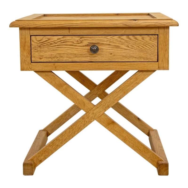 Northville 1 Drawer Lamp Table Natural Oak