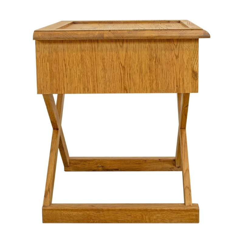 Northville 1 Drawer Lamp Table Natural Oak
