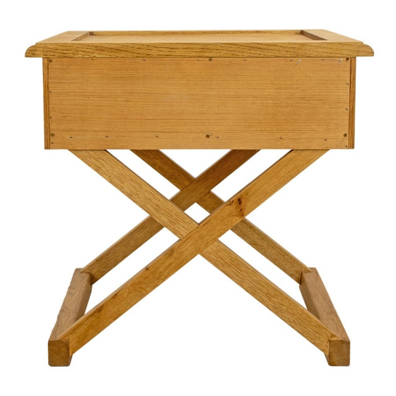 Northville 1 Drawer Lamp Table Natural Oak