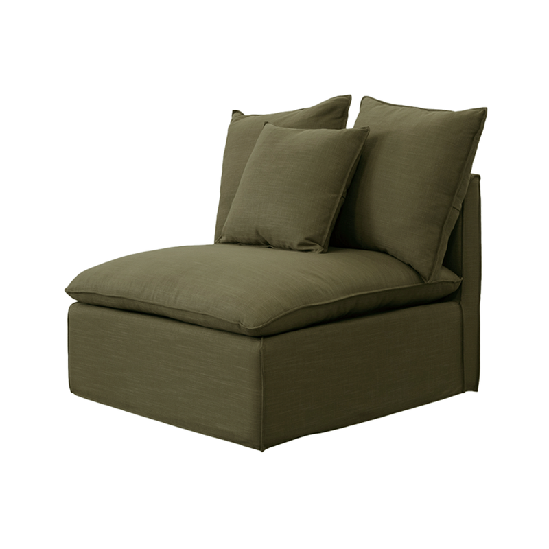Charlie Armless Modular Piece Green