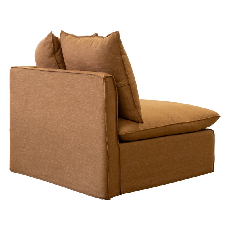 Charlie RH Modular Lounge Piece Rust