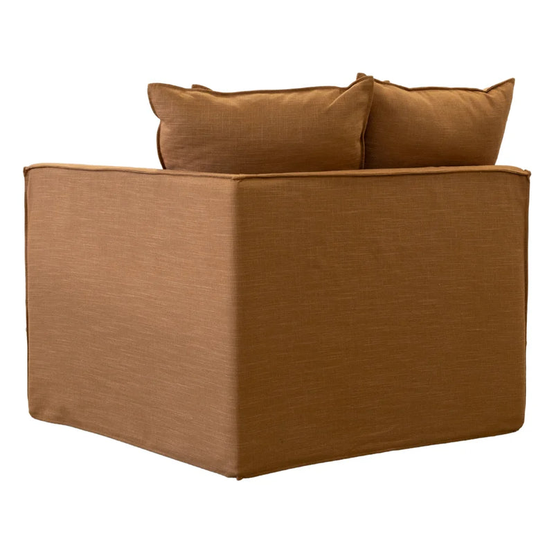 Charlie RH Modular Lounge Piece Rust