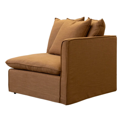 Charlie RH Modular Lounge Piece Rust
