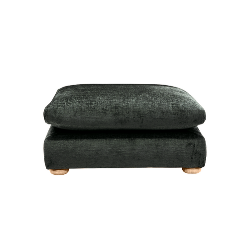 Clyde Fabric Ottoman Green