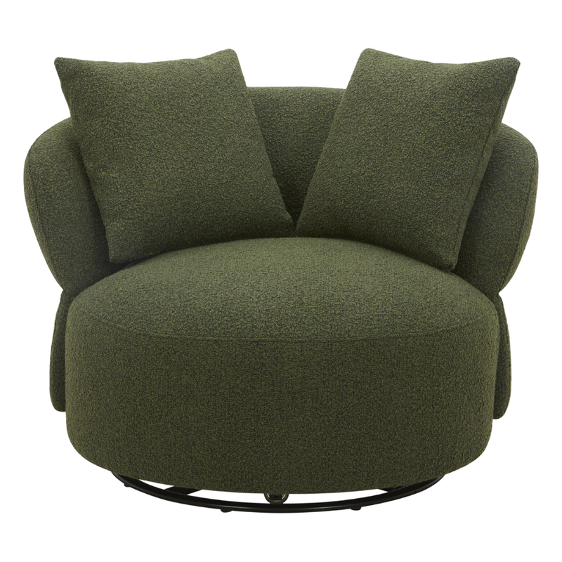 Kendall Swivel Lounge Chair Green