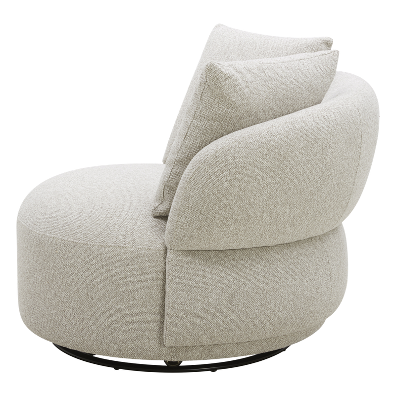 Kendall Swivel Lounge Chair Natural