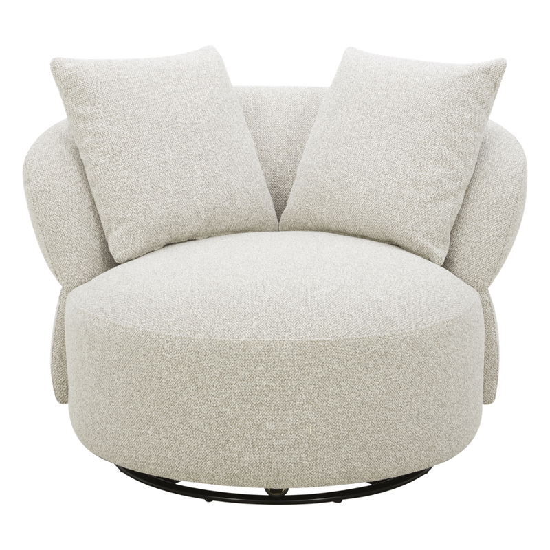 Kendall Swivel Lounge Chair Natural