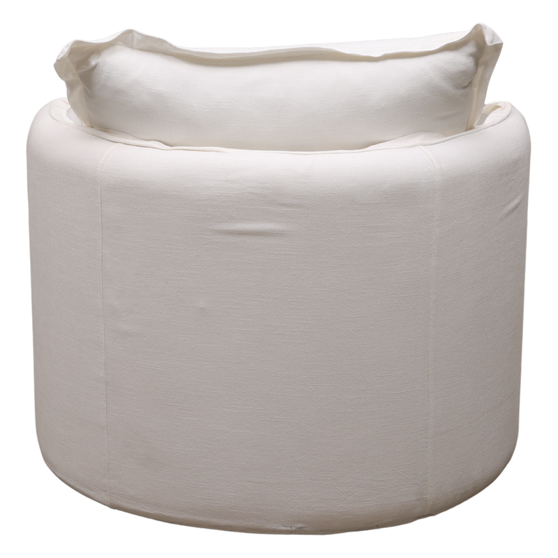 Luna Swivel Chair White
