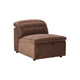 Rovella Armless Modular Lounge Piece Chocolate Brown
