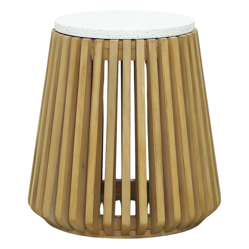 Hyam Round Lamp Table Marble Top