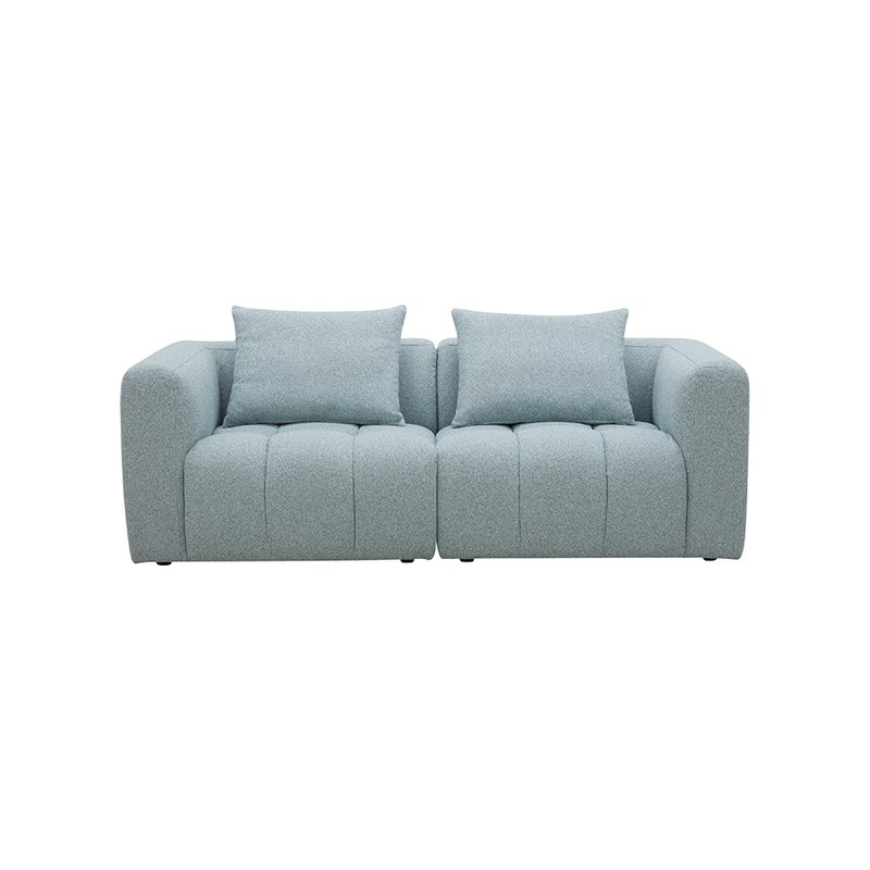 Palmview 2 Seat Modular Lounge Light Blue