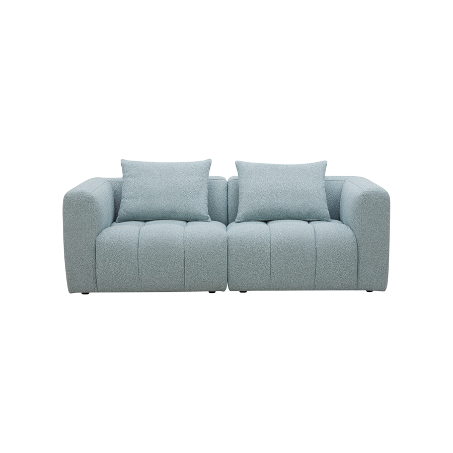 Palmview 2 Seat Modular Lounge Light Blue