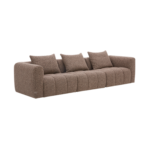 Palmview 3 Seat Modular Lounge Brown